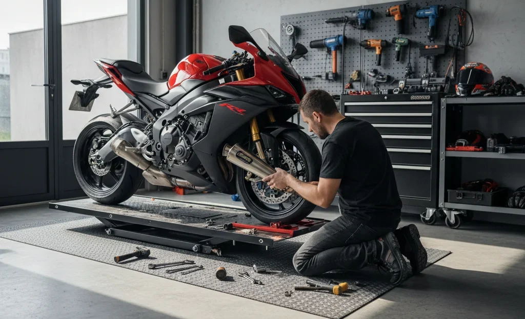 Quanto tempo ci vuole per montare uno scarico moto?